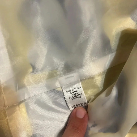 Cato Women’s Yellow Bright and Big Floral Cotton Dress with Front Pleats… - Picture 10 of 15